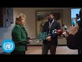 Ireland on Ukraine - Security Council Media Stakeout (31 January 2022)