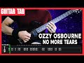 【OZZY OSBOURNE】[ No More Tears ] cover by Dotti Brothers | LESSON | GUITAR TAB