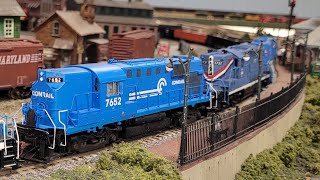 Today's Consist B\u0026M/Conrail HO Scale Doms Trains 2024