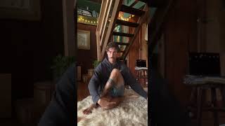 Seated Thigh Cross-Over Stretch