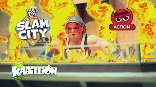 WWE Slam City - Cafeteria Chaos ft. Kane \u0026 Santino Marella