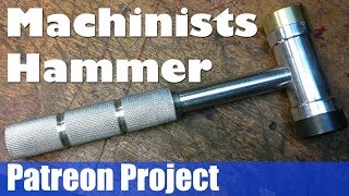 Machinists Hammer Giveaway! Polished Aluminum Knurled with Brass and Polymer Faces