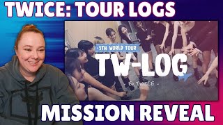 TWICE REACTION - After Deep Dive: Tour Logs - Mission Reveal