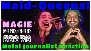 Metal Journalist Reaction - BAND-MAID / Magie (Official Live Video) - Incredible once again!