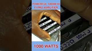 AMAZING POWERFUL 1000W POWER AMPLIFIER MAKING PROMO