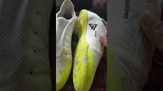 Hasil menjahit sepatu futsal GASTRUZ rapi kuat dan awet