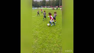 RKVV Roosendaal Aiden Makhout 5 jaar tegen 7 jarige JO8.