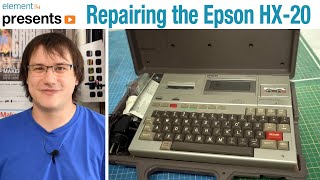 Repairing the World's First Laptop! #EpsonHX-20