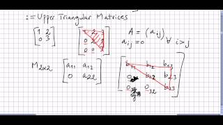 Linear Algebra 87, Upper Triangle Matrix