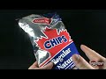 random spot maple leaf chips