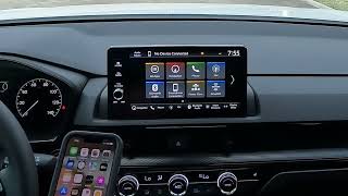 2024 Honda CR-V Hybrid Tutorials - How To Wirelessly Pair Your Phone