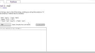 Functional-2 (noZ) Java Tutorial || codingbat.com