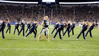 Cosmo the Cougar & the Cougarettes Dance - BYU Vs Boise St 2017