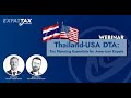 Thailand-USA DTA: Tax Planning Essentials for American Expats in Thailand