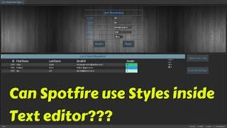 Spotfire Write Back into Database Part 3
