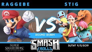 SUT #7 - RR - RaggeBe (Mario) Vs. Stig (Pokemon Trainer) - SSBU Tournament