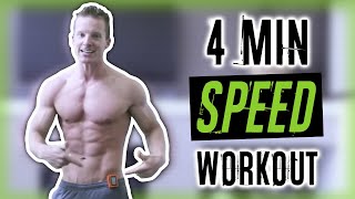 4 Minute At Home Tabata Workout To Lose Weight Fast (BODYWEIGHT SPEED) | LiveLeanTV