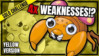 Paras Only - Pokemon Yellow - Three 4x weaknesses