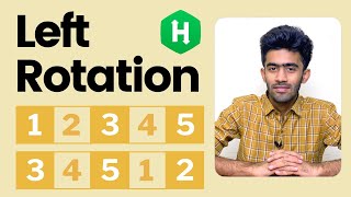 Left Rotation - Array/Vector | HackerRank | Problem Solving | Tamil | code io