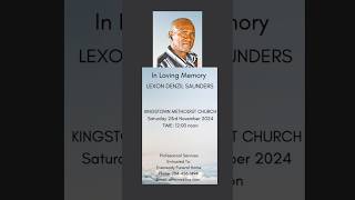 Lexon Denzil Saunders | Funeral Announcement #ObituariesSVG