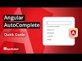 Angular AutoComplete: The Ultimate Feature Walkthrough