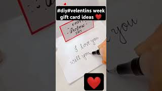 #DIY# Valentine's week gift card ideas ❤❤❤