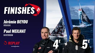 Passage of the channel for Jérémie Beyou 4th and Paul Meilhat 5th in the Vendée Globe 2024