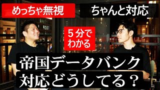 帝国データバンクって実際どうなの!?｜M＆A相談室vol.87