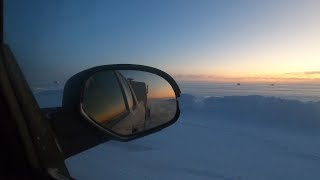 Lake of the Woods Ice Fishing ǀ Overnight in a Sleeper House with a Wood Stove