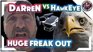 Hawkeye's Epic Maneuvers: Dodging Flying Objects On Drone Tour! #darren #freakout