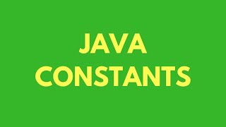 Learn to Program with Java version 11 - Part 05 : Write Java constants #getajobinit
