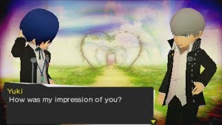 Persona Q: Shadow of the Labyrinth- Yu \u0026 Yuki's Big Day Scene (P3 \u0026 P4 Side)