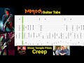 creep stone temple pilots guitar bass tabs lesson