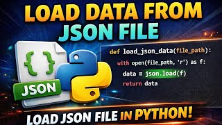Learn How to Load Data from a JSON File in Python (Step-by-Step Tutorial) New project #Python #JSON