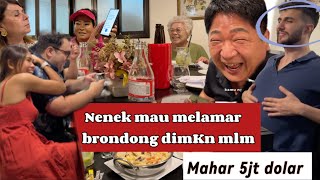 MAKAN MALAM BERSAMA TERKOCAK TIBA TIBA  NENEK  INGIN MELAMAR BRONDONG DENGAN MAHAR TUNAI