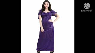 Satin Nighty Free Size.