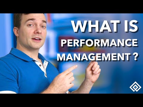 What is performance management?