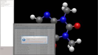 Avogadro 2 screencast with MoleQueue, MOPAC and electronic structure