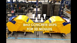 8M3 Concrete Skips