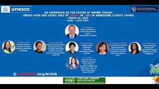 WFEO and UNESCO side event at CSW66 - \