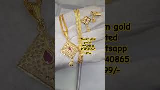 1Gram gold plated chain pendent dailyuse jewellery collection at wholesale prices #chainpendent