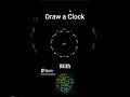 Draw a Clock | Python Turtle | #shorts #python #pythonturtle