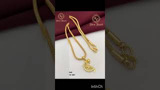 Micro plated pendant chain...✨Rs.359/-#fyp#startwithanu #affordable #goldlook#microplated#jeweltry