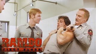 'Rambo Escapes Jail' Scene | Rambo: First Blood