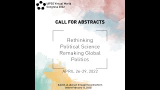 IAPSS World Congress 2022 Announcement and Call for Abstracts