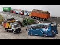 Truk Trailer Evergreen Terguling, RC Bus ALS, RC Bus NPM, RC Truck Hino, Laka Truck, RC Bus PMTOH