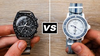 Omega Moonswatch VS Blancpain x Swatch Scuba - Who WINS?!