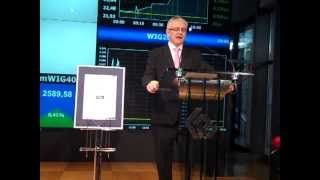 Provident's debut on the Warsaw Stock Exchange - Ambassador's speech