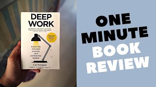 Deep Work Book Review in 1 Minute in Hindi - Bookies Talk