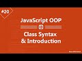 Learn JavaScript OOP in Arabic #20 - Class Syntax And Introduction